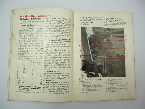 Same Drago Schlepper Bedienungsanleitung Instandhaltung 1972