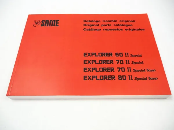 Same Explorer 60 70 80 II Special Ersatzteilliste Catalogo parti di ricambio Spare Parts List 1997