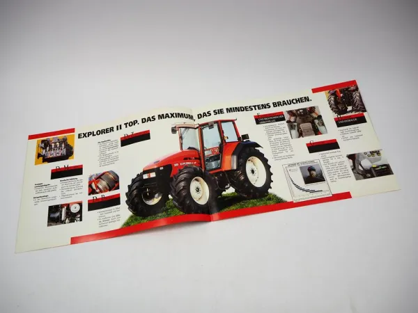Same Explorer II Top 70 80 90 DT Traktor Prospekt Technische Daten 10/1999