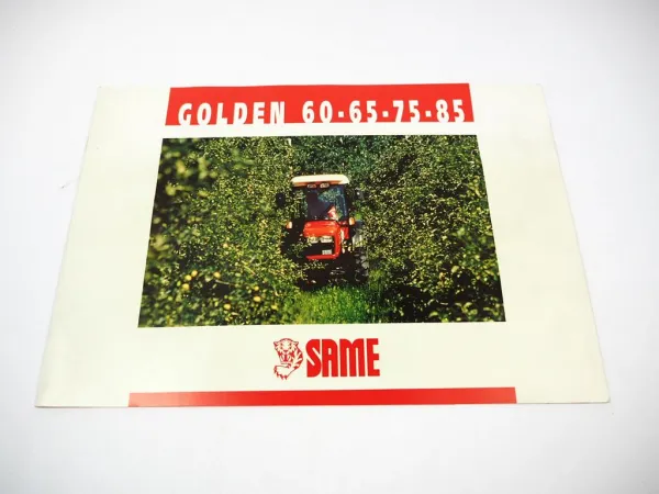Same Golden 60 70 75 85 Traktor Prospekt Technische Daten 11/1997