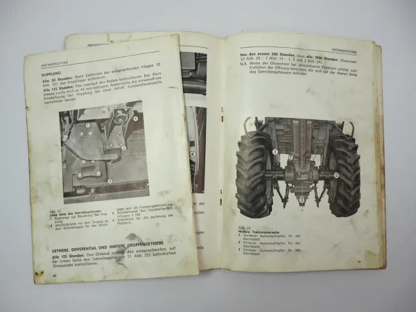 Same Jaguar 95 Export Schlepper Bedienungsanleitung Instandhaltung 1979