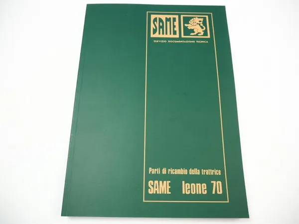 Same Leone 70 Traktor Ersatzteilliste Catalogo parti di ricambio Spare Parts List 1971