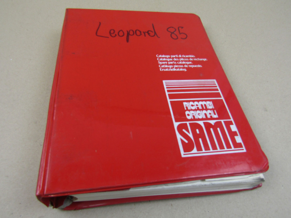 Same Leopard 85 Export Ersatzteilliste Catalogo parti di ricambio 1981