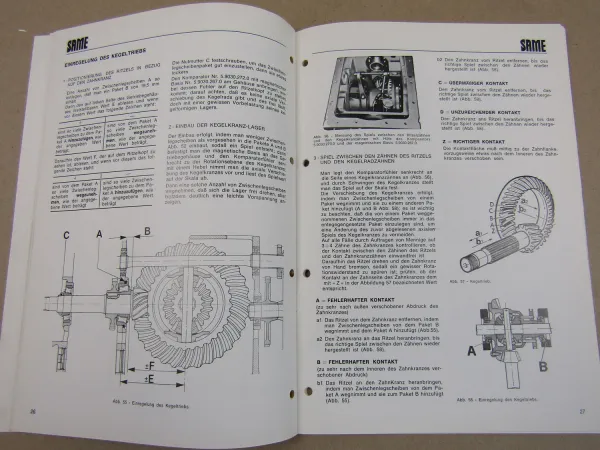 Same Panther Jaguar 95 Export Werkstatthandbuch 1979 Technische Informationen