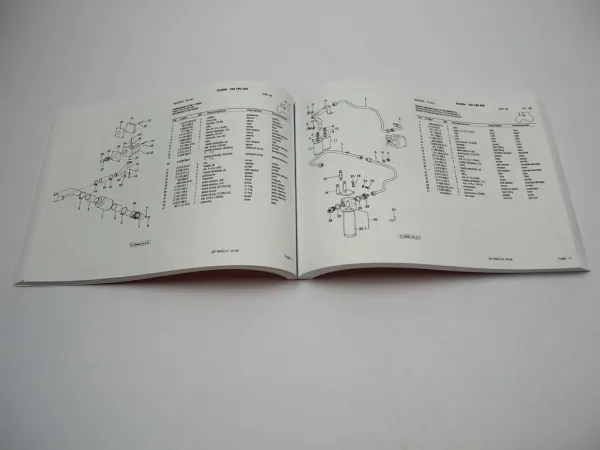 Same Rubin 160 180 200 Traktor Ersatzteilliste Catalogo parti di ricambio Spare Parts List