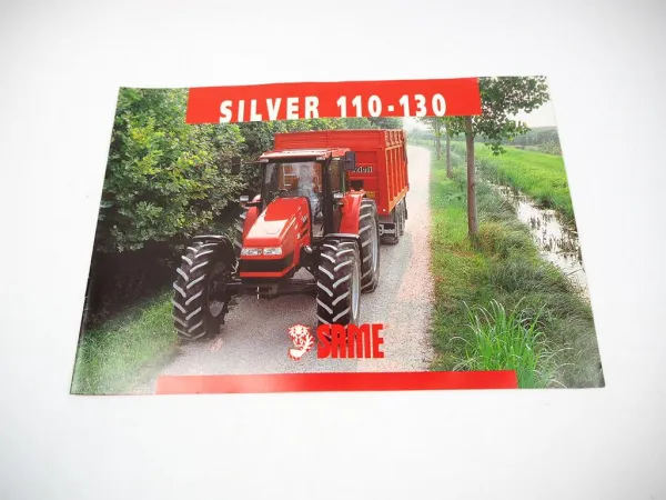 Same Silver 110 130 Traktor Prospekt Technische Daten 11/1999