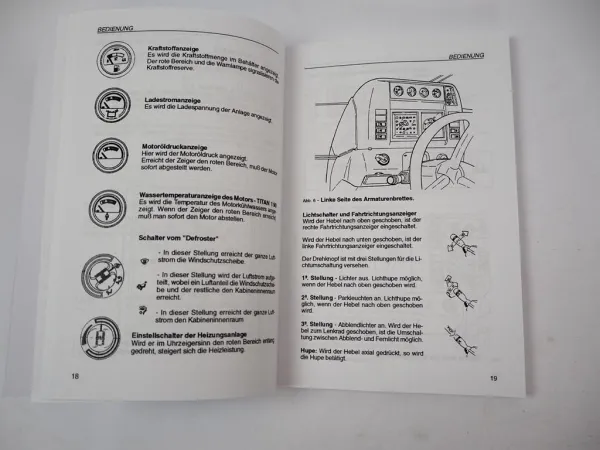 Same Titan 145 160 190 Betriebsanleitung Bedienung & Wartung 1996