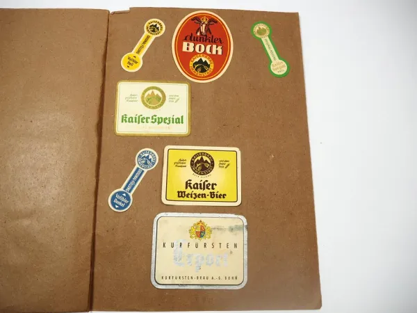 Sammlung alte Bieretiketten Brauerei 44 Stück