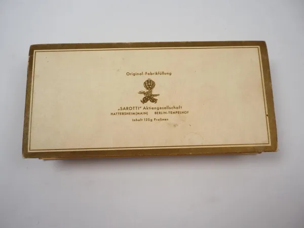 Sarotti Schokolade alte Pralinen Schachtel ohne Inhalt