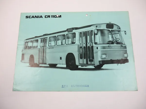 Scania CR110M Omnibus Prospekt 1968