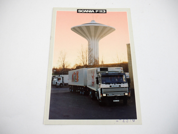 Scania P113 LKW Prospekt 1990