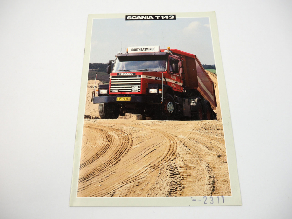Scania T143 LKW Prospekt 1989