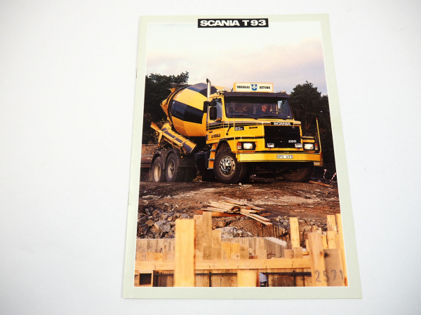 Scania T93 LKW Prospekt 1990
