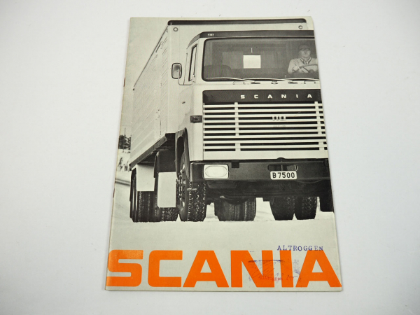 Scania Vabis L 50 80 85 LS LT LB LBS 110 LKW Prospekt Brochure 1968 englisch