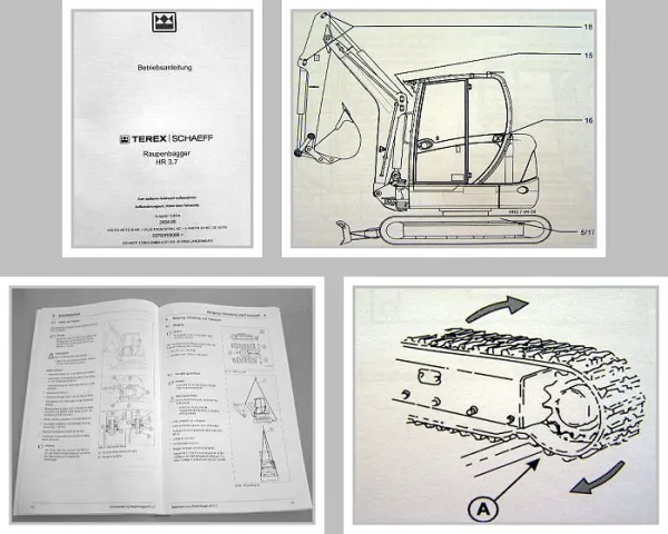 Schaeff HR3.7 Raupenbagger Betriebsanleitung