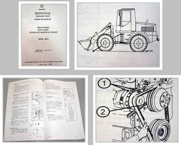 Schaeff SKS 661 Schwenklader Betriebsanleitung