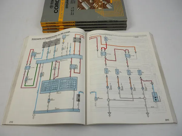 Schaltpläne Toyota Corolla E12 ab 2001 2002 2003 2004 Werkstatthandbuch Elektrik