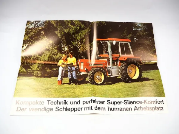 Schlüter Compact 750 850 1050 TV Traktomobile 4 Prospekte von 1978