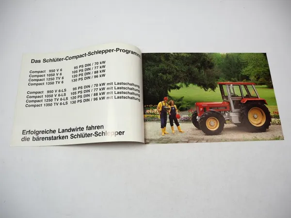 Schlüter Compact 950 1050 V6 LS 1250 1350 TV6 LS Traktomobile Prospekt 12 Seiten