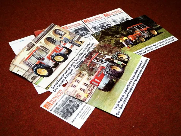 Schlüter Compact Super Profi Traktomobil & Profi Trac Mappe mit 12 Prospekten