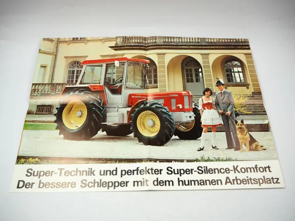 Schlüter Super 1050 1250 V VL 1500 2000 TV TVL Traktomobile Prospekt 1978