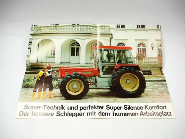 Schlüter Super 1050 1250 V VL 1500 2000 TV TVL Traktomobile Prospekt 1980