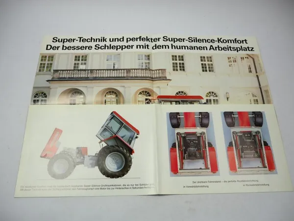 Schlüter Traktomobile mit Super Silence Kabine Prospekt 1990