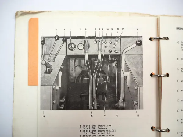 Schmiedag K301H Raupe Betriebsanleitung Wartung Ersatzteilliste 1968