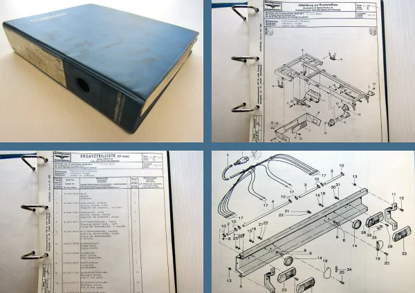 Schörling SKF M-TTV II selbstaufnehmendes Kehrfahrzeug Ersatzteilkatalog 1980