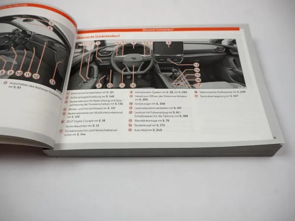 Seat Leon / Sportstourer Betriebsanleitung Bedienungsanleitung Bordbuch 11/ 2024