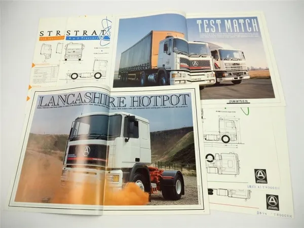 Seddon Atkinson Truck Strato 6x Prospekt Brochure 1988