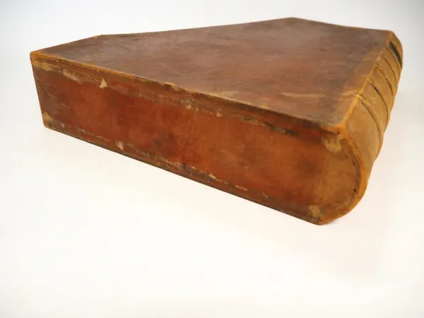 Seltener original Leder Zeitschriften Stehsammler Nr.1 Die Neue Linie ca. 1940