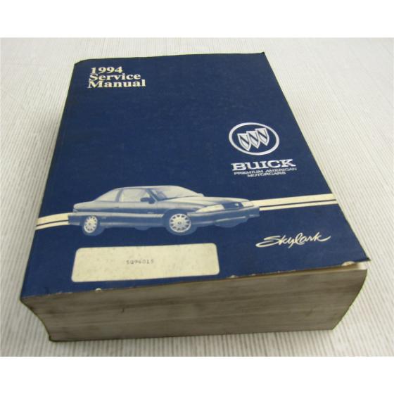 Service Manual 1994 Buick Skylark Sedan Coupe Gran Sport Repair Manual