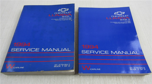 Service Manual 1994 Chevrolet Lumina Werkstatthandbuch Vol. 1-2