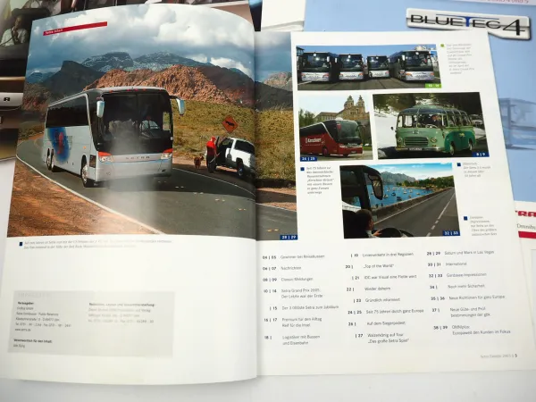 Setra MultiClass ComfortClass TopClass Omnibus 10x Prospekt 2005/06