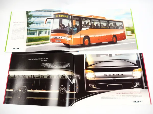 Setra MultiClass ComfortClass TopClass Omnibus 5x Prospekt 2008