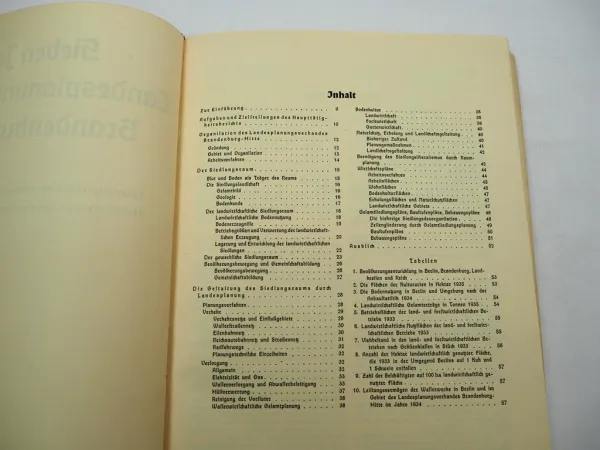 Sieben Jahre Landesplanung Brandenburg Mitte 1929 bis 1937