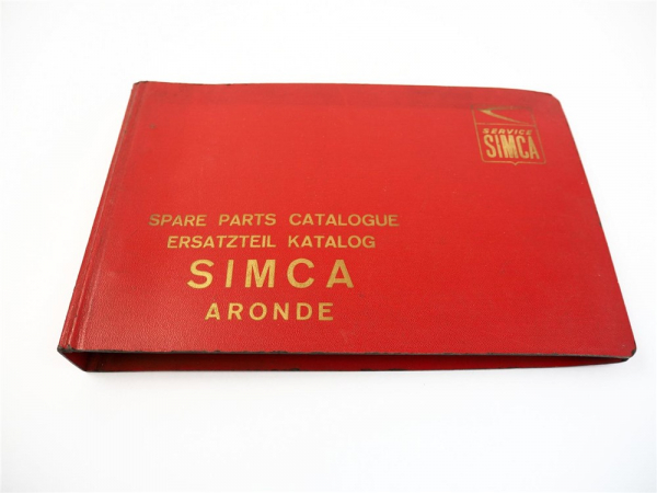 Simca Aronde Ersatzteilkatalog Teil 2 1961/64 Spare parts Catalog Part II