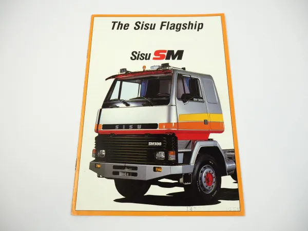 Sisu SM300 LKW Truck Prospekt 1985 Finnland