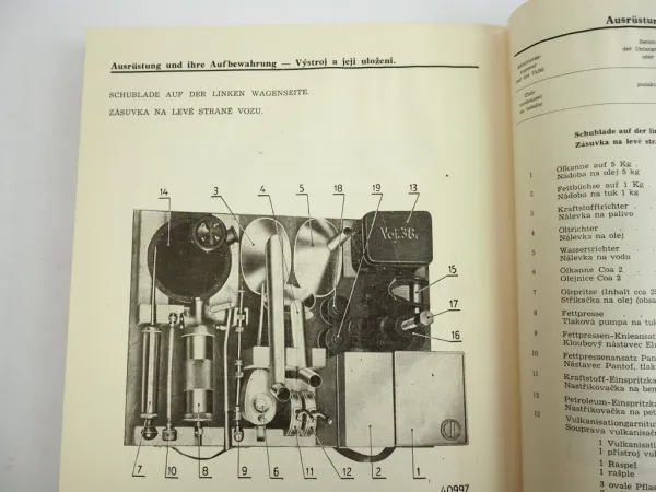 Skoda 6STP6 LD LAT LKW Ersatzteilliste Ersatzteilkatalog 1942 Wehrmacht