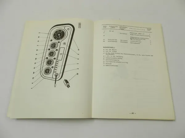 Skoda 706 MTS MS MSD 24 Pritschenwagen LKW Ersatzteilliste 1977 Liaz CSSR