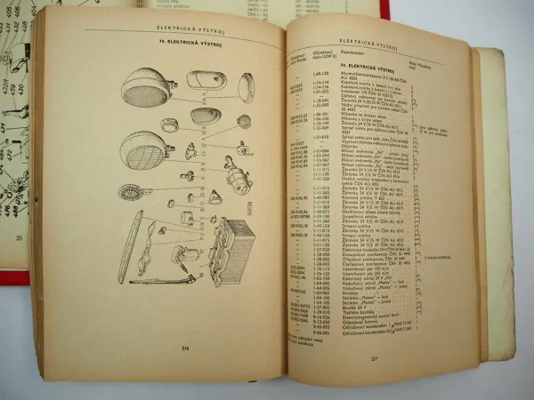 Skoda 706 RT RTS RTO Bus LKW Ersatzteilliste 1959 Seznam Nahradnich Dilu CSSR
