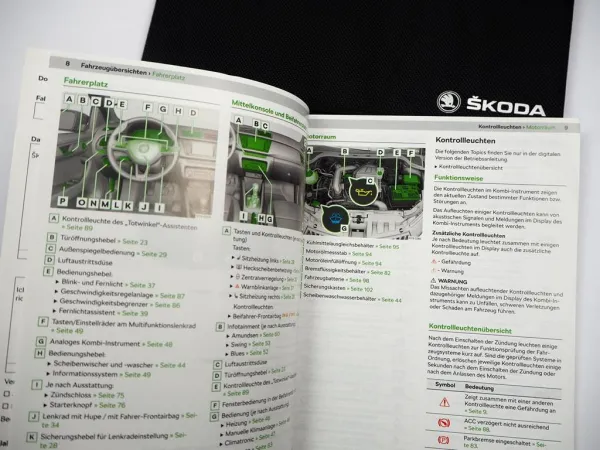 Skoda Fabia 3 NJ Betriebsanleitung Bedienungsanleitung 11/2019 deutsch Bordmappe