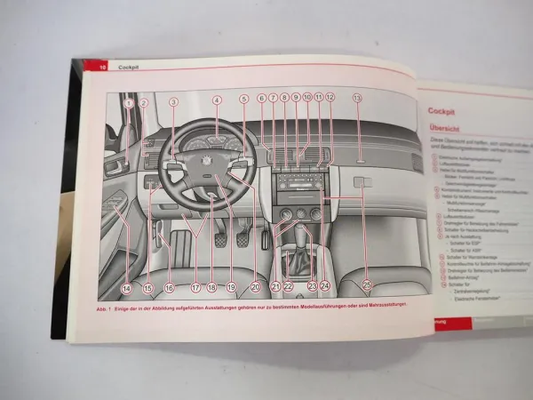 Skoda Fabia I Typ 6Y Betriebsanleitung Bedienungsanleitung 8/2004 Bordbuch deutsch