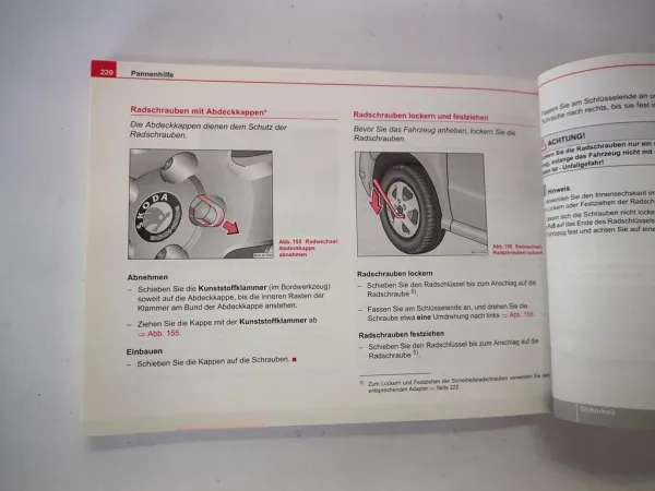 Skoda Fabia I Typ 6Y Betriebsanleitung Bedienungsanleitung 8/2004 Bordbuch deutsch