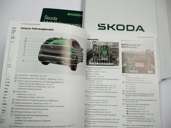 Skoda Kamiq Facelift Betriebsanleitung Bedienungsanleitung Bordmappe 11/2024