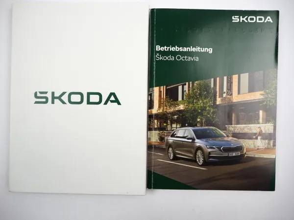 Skoda Octavia 4 5E Betriebsanleitung Bedienung 7/2025 deutsch mit Bordmappe