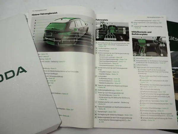 Skoda Octavia 4 Facelift NX Betriebsanleitung Bedienung 11/2025 Bordmappe Deutsch
