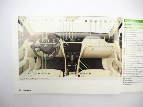 Skoda Octavia 5E Betriebsanleitung 11/2018 Bedienung Bordbuch Deutsch