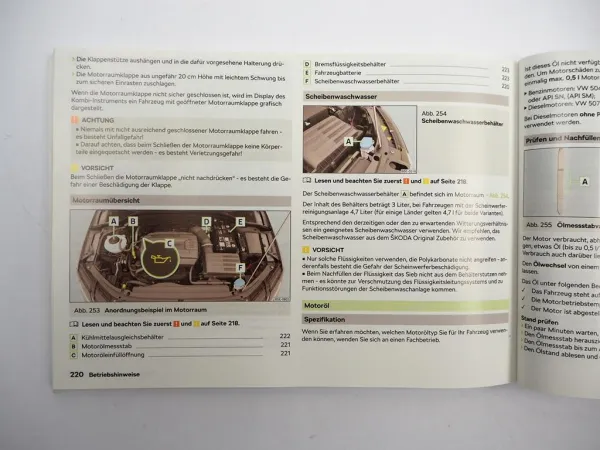 Skoda Octavia 5E Betriebsanleitung 11/2018 Bedienung Bordbuch Deutsch
